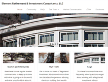 Tablet Screenshot of elementconsultants.com